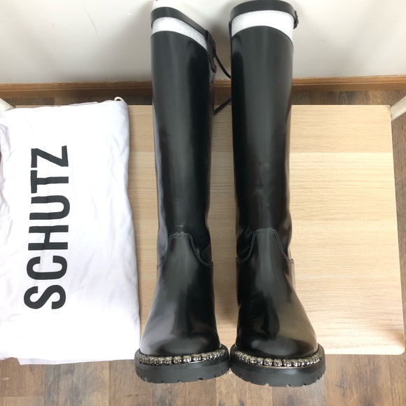 NWT Schutz Cianna Leather Boot Size: 8 - Picture 13 of 16